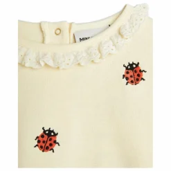 Sweat Coccinelles Coton Bio | Jaune