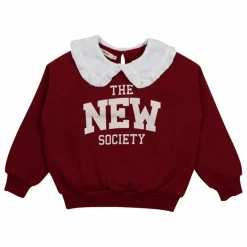 Sweat Col Claudine Angela Coton Bio | Bordeaux
