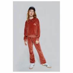 Sweat Col Claudine Aurora Velours | Vieux Rose