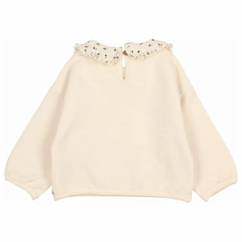 Sweat Col Claudine Coton Bio | Ivoire