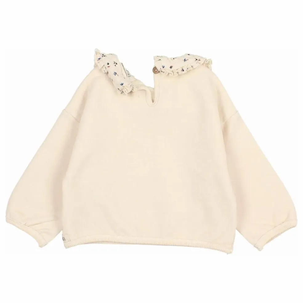 Sweat Col Claudine Coton Bio | Ivoire