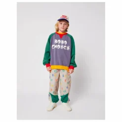 Sweat Colorblock Coton Bio | Mauve