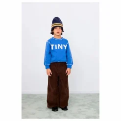 Sweat Contrasté Tiny Coton Bio | Bleu