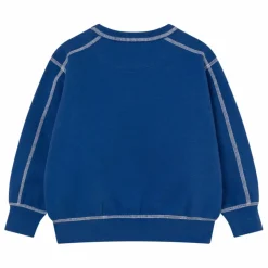 Sweat Contrasté Tiny Coton Bio | Bleu