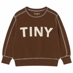Sweat Contrasté Tiny Coton Bio | Marron