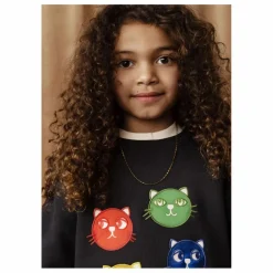 Sweat Cool Cats Coton Bio | Noir