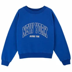 Sweat Cool New York Coton Bio | Bleu roi