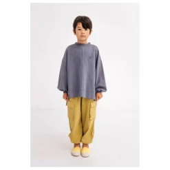 Sweat Coton Bio Boxy | Gris anthracite
