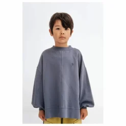 Sweat Coton Bio Boxy | Gris anthracite