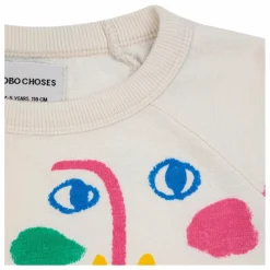 Sweat Coton Bio Visages | Ecru