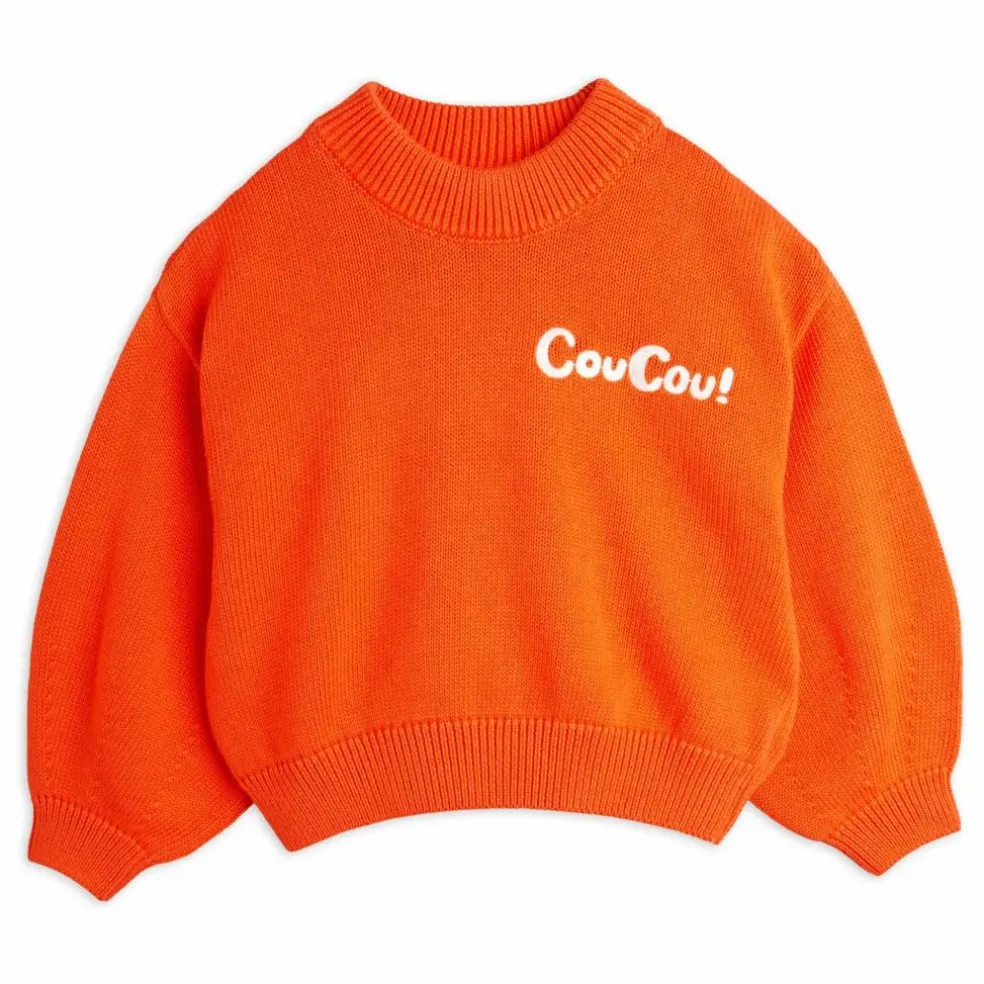 Sweat Coucou Manches Ballon Coton Bio | Rouge