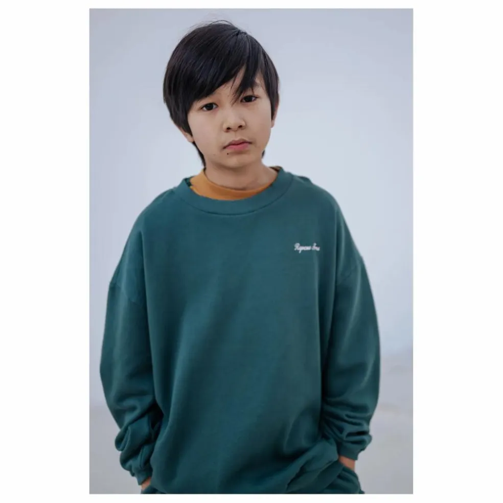 Sweat Cozydrop Logo Coton Bio | Vert
