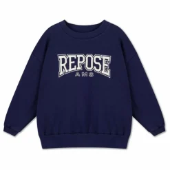 Sweat Cozydrop REPOSE AMS Coton Bio | Bleu marine