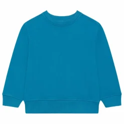 Sweat Crewneck Garçon Molleton Bio | Bleu azur