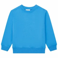 Sweat Crewneck Garçon Molleton Bio | Bleu azur