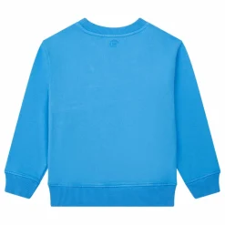 Sweat Crewneck Garçon Molleton Bio | Bleu azur