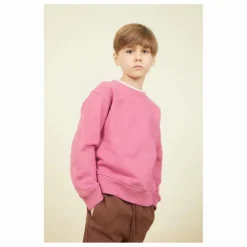 Sweat Crewneck Garçon Molleton Bio | Vieux Rose