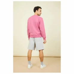 Sweat Crewneck Homme Molleton Bio | Vieux Rose