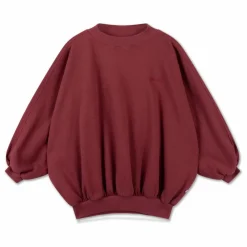 Sweat Crop Top City Coton Bio | Bordeaux