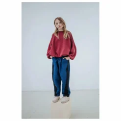 Sweat Crop Top City Coton Bio | Bordeaux