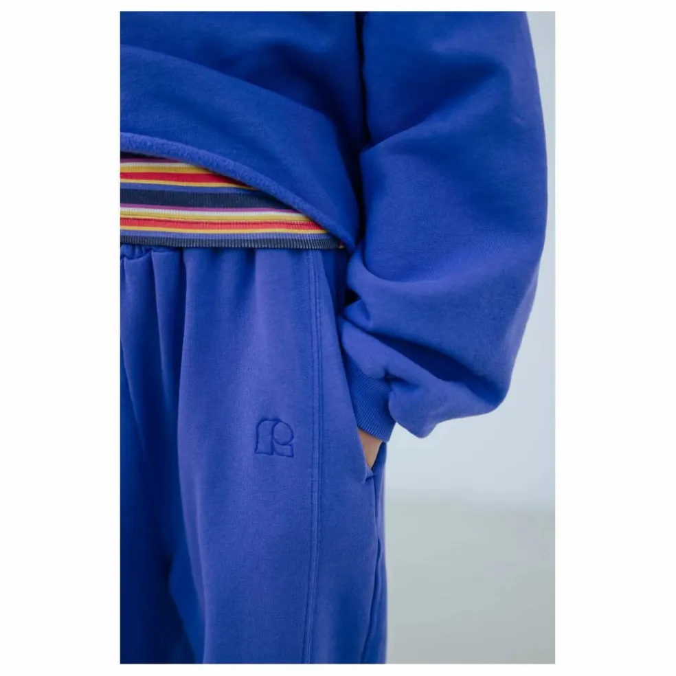 Sweat Crop Top Coton Bio | Bleu