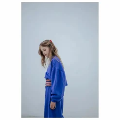 Sweat Crop Top Coton Bio | Bleu