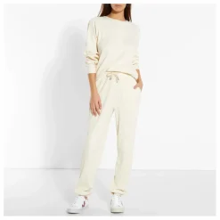 Sweat Côtelé Basic Coton Bio | Blanc cassé