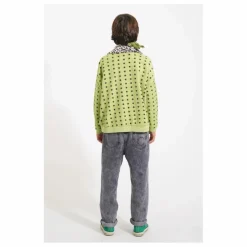 Sweat Côtelé Etoiles Coton Bio | Vert