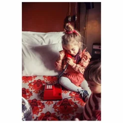 Sweat Côtelé Volants Etoiles Coton Bio | Corail