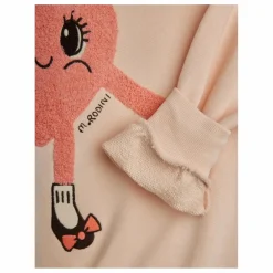 Sweat Cœur Coton Bio | Rose pâle