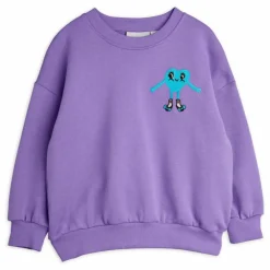Sweat Cœur Coton Bio | Violet