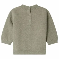 Sweat Dady Molleton Coton Bio | Gris chiné