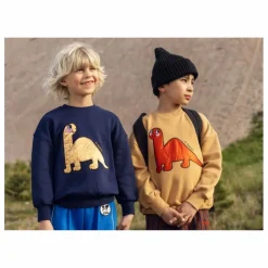 Sweat Dino Coton Bio | Bleu marine