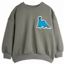 Sweat Dino Patch Coton Bio | Gris