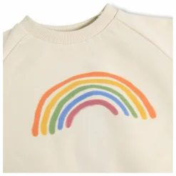 Sweat Disc Arc-en-ciel Coton Bio | Ecru