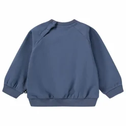 Sweat Disc Smiley Coton Bio | Bleu