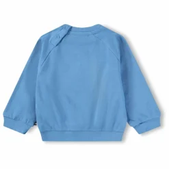 Sweat Disc Smiley Coton Bio | Bleu