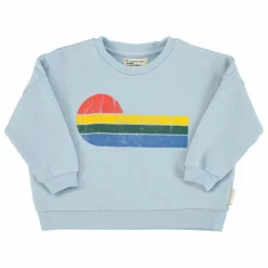 Sweat Eighties Coton Bio | Bleu Clair