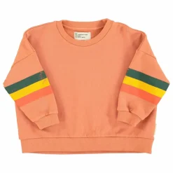 Sweat Etoile Coton Bio | Corail