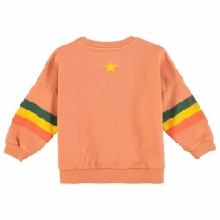 Sweat Etoile Coton Bio | Corail