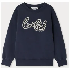 Sweat Eugenien Molleton Coton Bio | Bleu marine