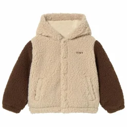 Sweat Façon Sherpa Colorblock | Beige
