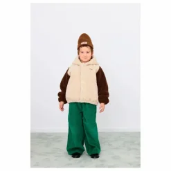 Sweat Façon Sherpa Colorblock | Beige