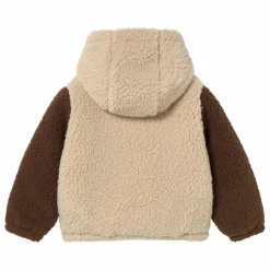 Sweat Façon Sherpa Colorblock | Beige