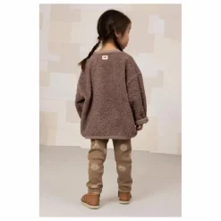 Sweat Façon Sherpa Ours Coton Bio | Mauve