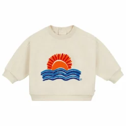 Sweat Filippe Coton Bio | Ecru chiné