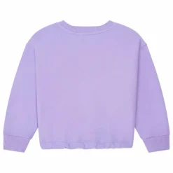 Sweat Fille A Nouer Molleton Bio | Parme