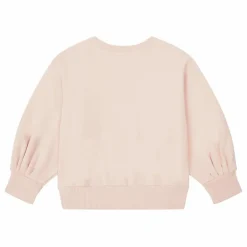 Sweat Fille Boxy Molleton Bio | Blush
