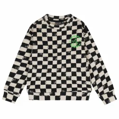 Sweat Finish Damier Coton Bio | Noir