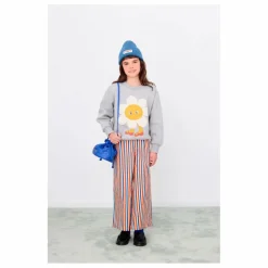 Sweat Fleur Coton Bio | Gris chiné